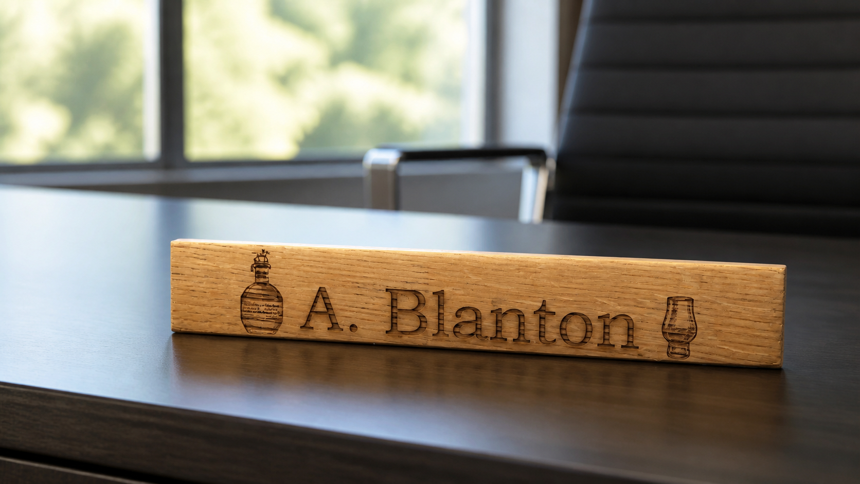 Blanton's Barrel Stave Plaque — The Official Blanton's Bourbon Shop